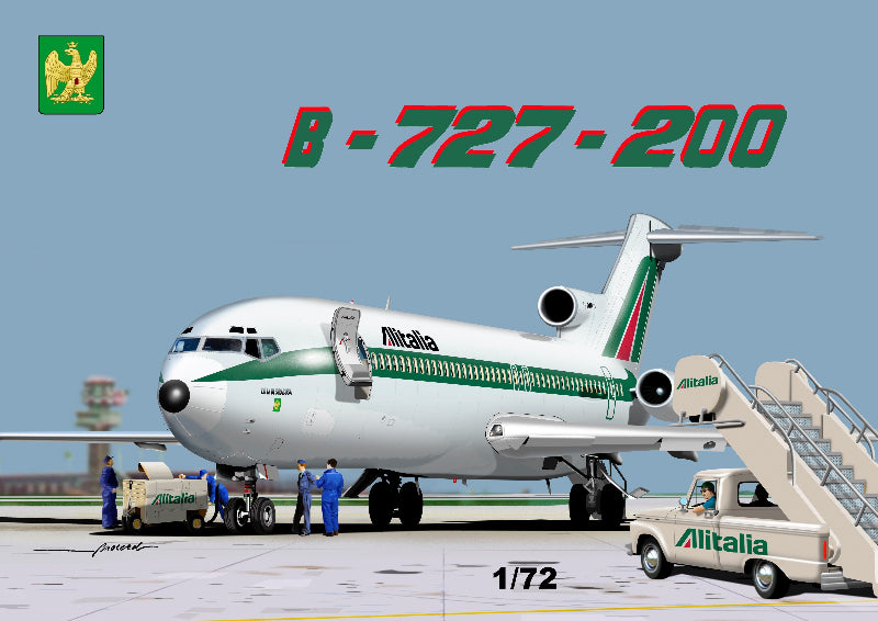 MACH2 Boeing 727-200 Alitalia maquette 1/72 à construire