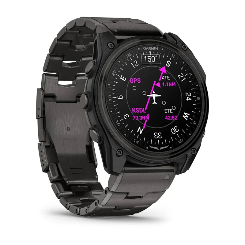 Garmin D2 Mach 2 51mm montre aviateur connectée titane AMOLED