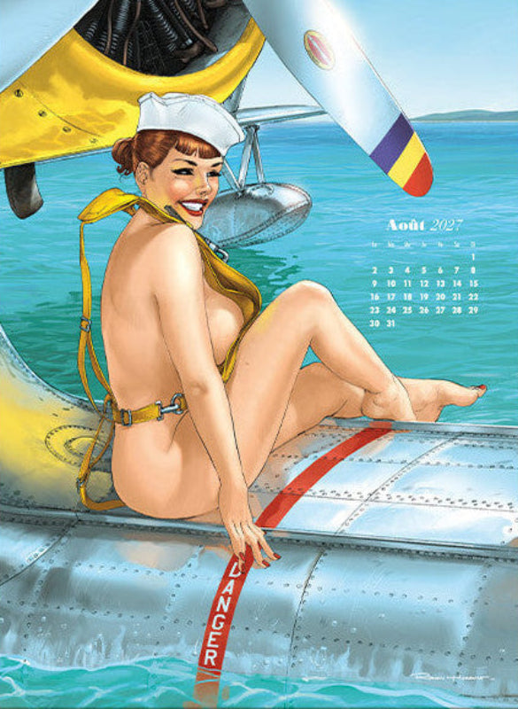 Romain Hugault Calendrier Pin Up X 2027 A3 limité