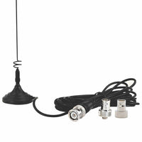 Rugged Air antenne magnétique bibande VHF/UHF BNC 9,5 pi