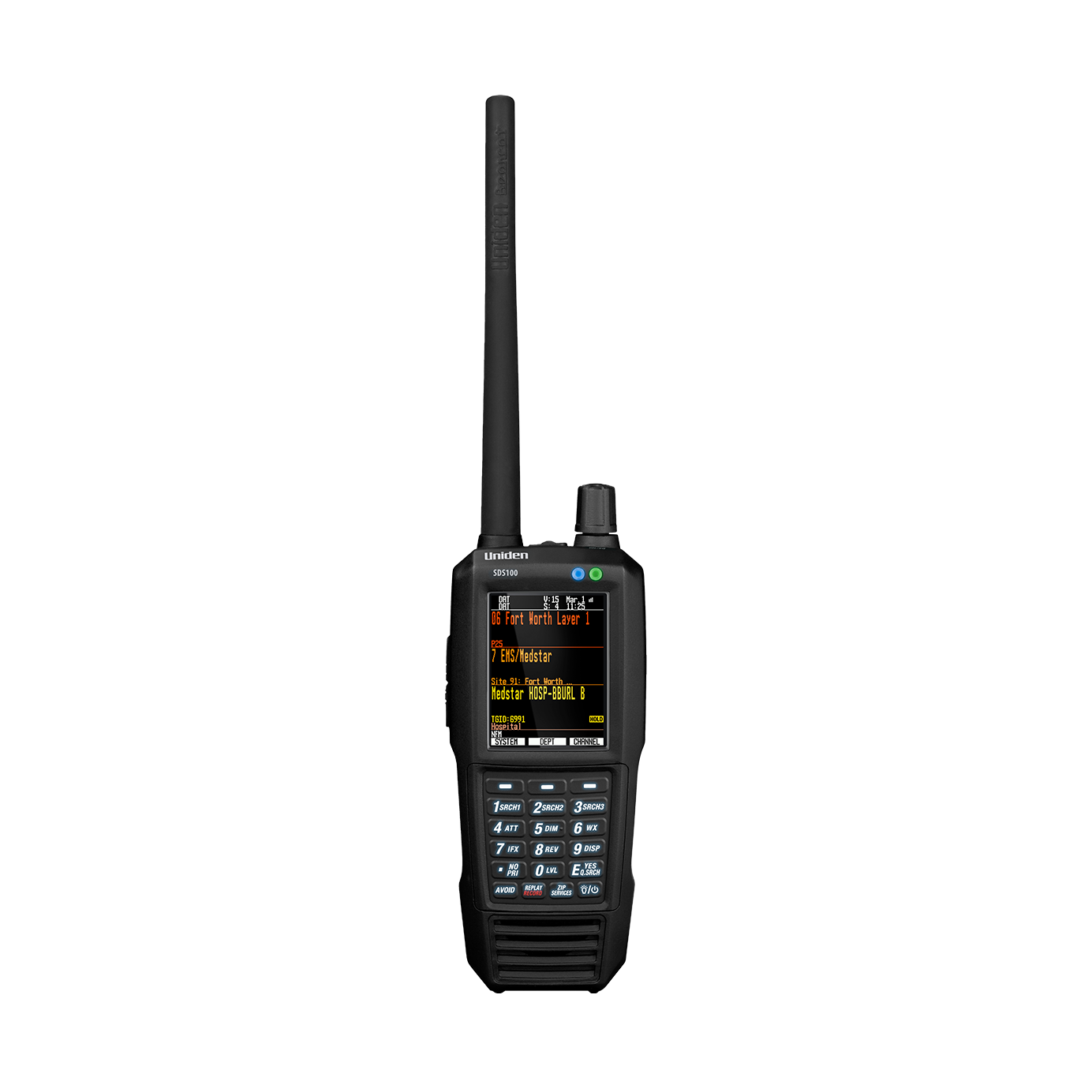 Uniden SDS100 scanner radio portable numérique