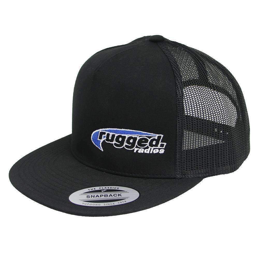 Rugged Air casquette snapback noire logo brodé trucker