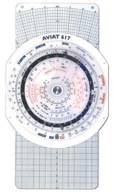 Aviat 617 Computer mécanique règle de navigation vol pilote