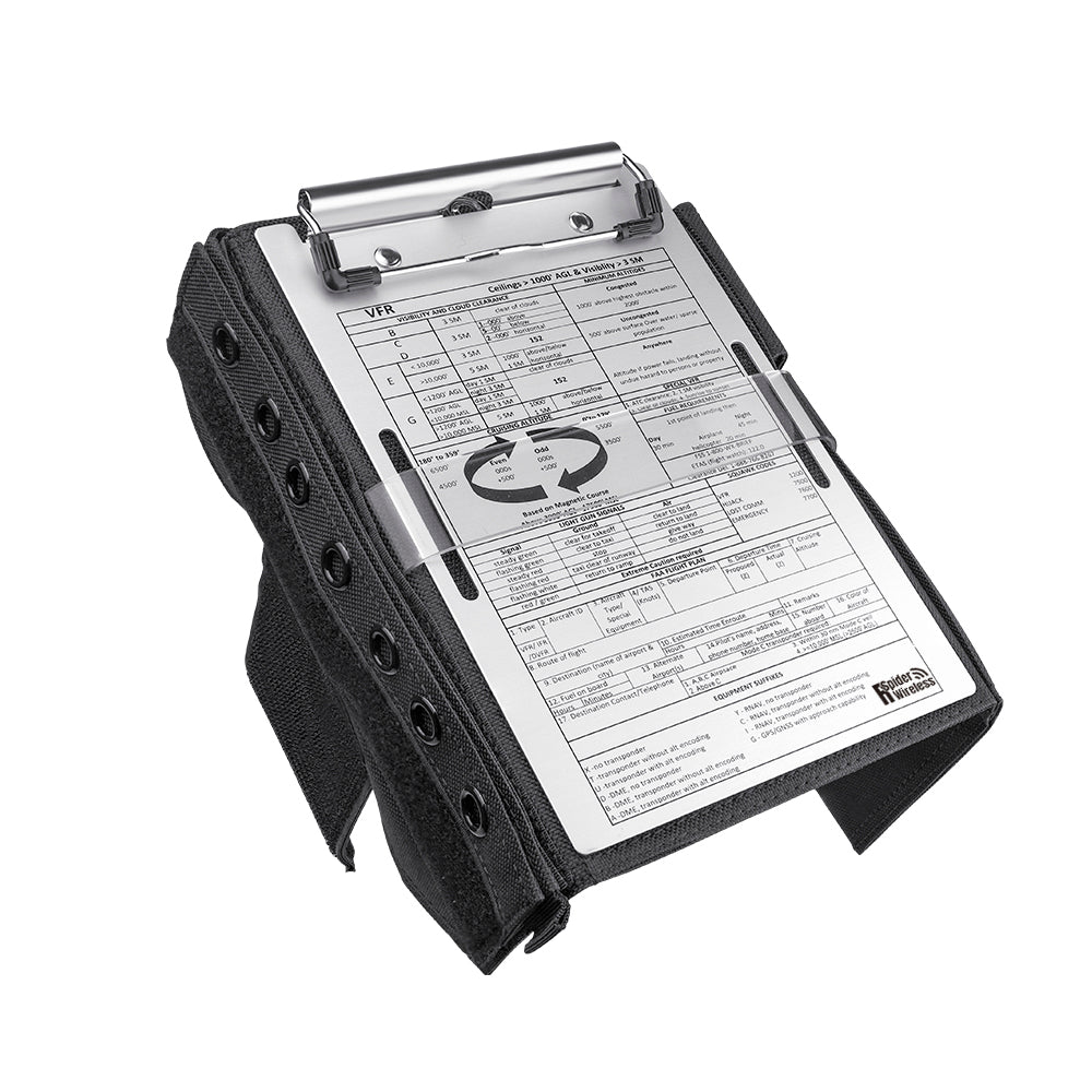 R Spider Wireless Aviation Kneeboard planchette alu iPad Mini