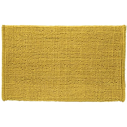 LEVASSEUR Bali Tapis de Bain Jaune 50x80 cm Antidérapant