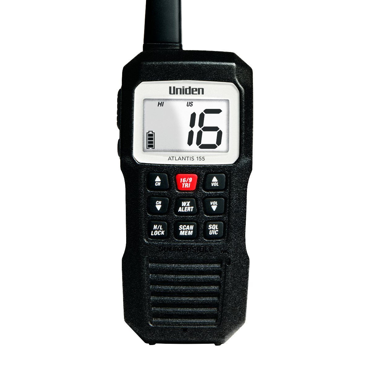 Uniden Atlantis 155 radio VHF marine portable flottante