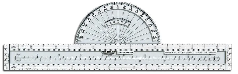 La Boutique du Pilote CP-1 règle rapporteur 340mm ASA