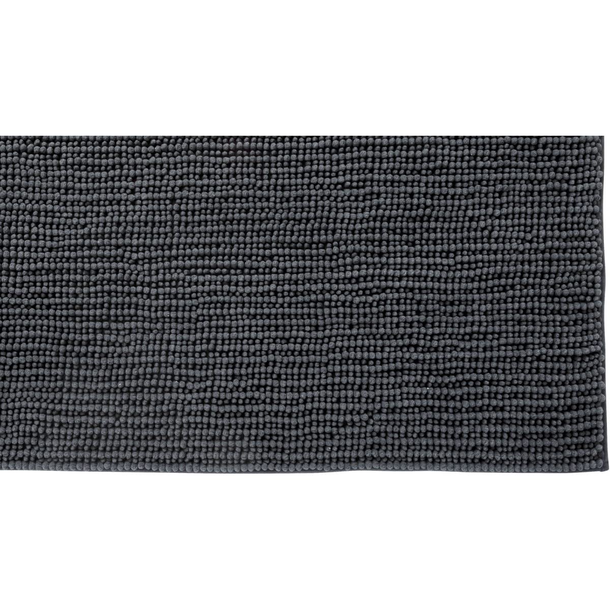 Levasseur Fani Tapis de Bain Chenille Anthracite 60x120 Ultra Doux