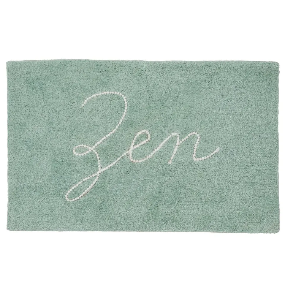 LEVASSEUR Zen Tapis de Bain Coton Vert 50x80cm