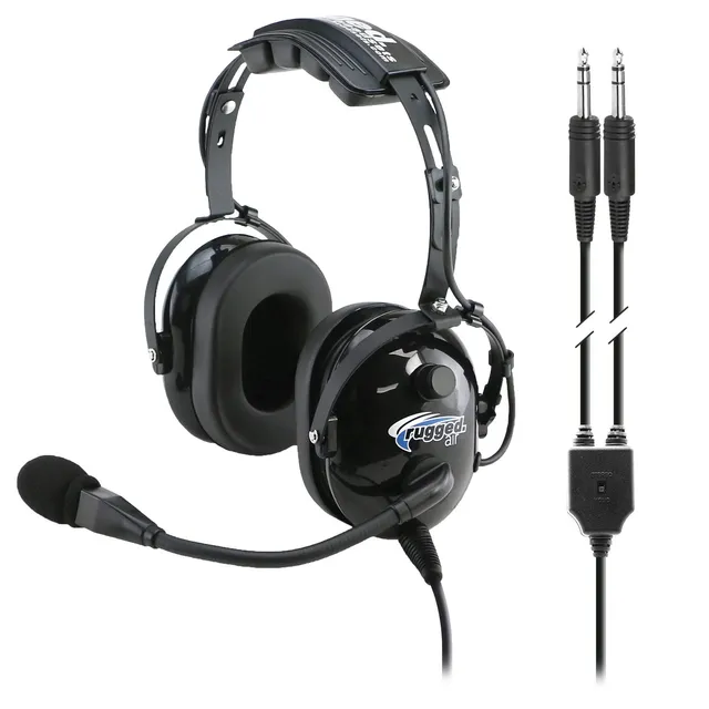 Rugged Air RA900 Casque Aviation PTT Réduction 24 dB