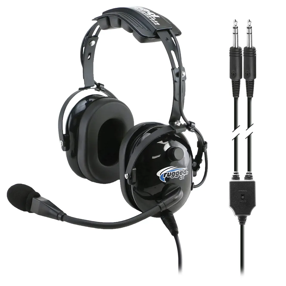 Rugged Air RA900 Casque Aviation PTT Réduction 24 dB
