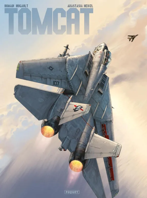 Romain Hugault Tomcat BD grand format + poster 96x114