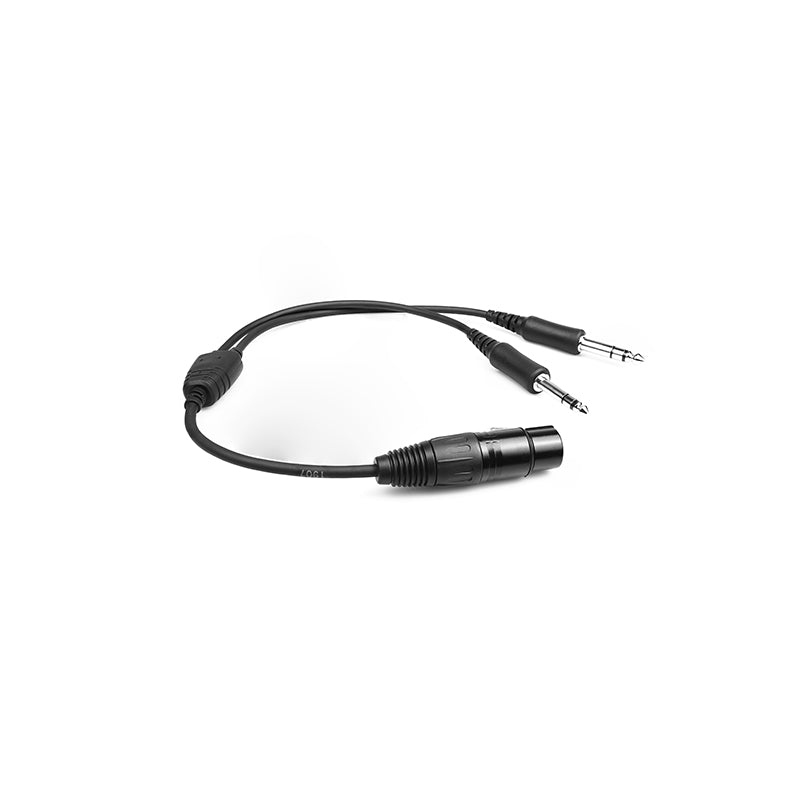 R Spider Headset Adapter Airbus XLR vers GA double jack avion
