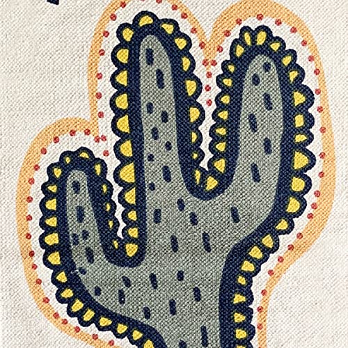 Levasseur Kids Tapis enfant Cactus 50x120cm blanc coton