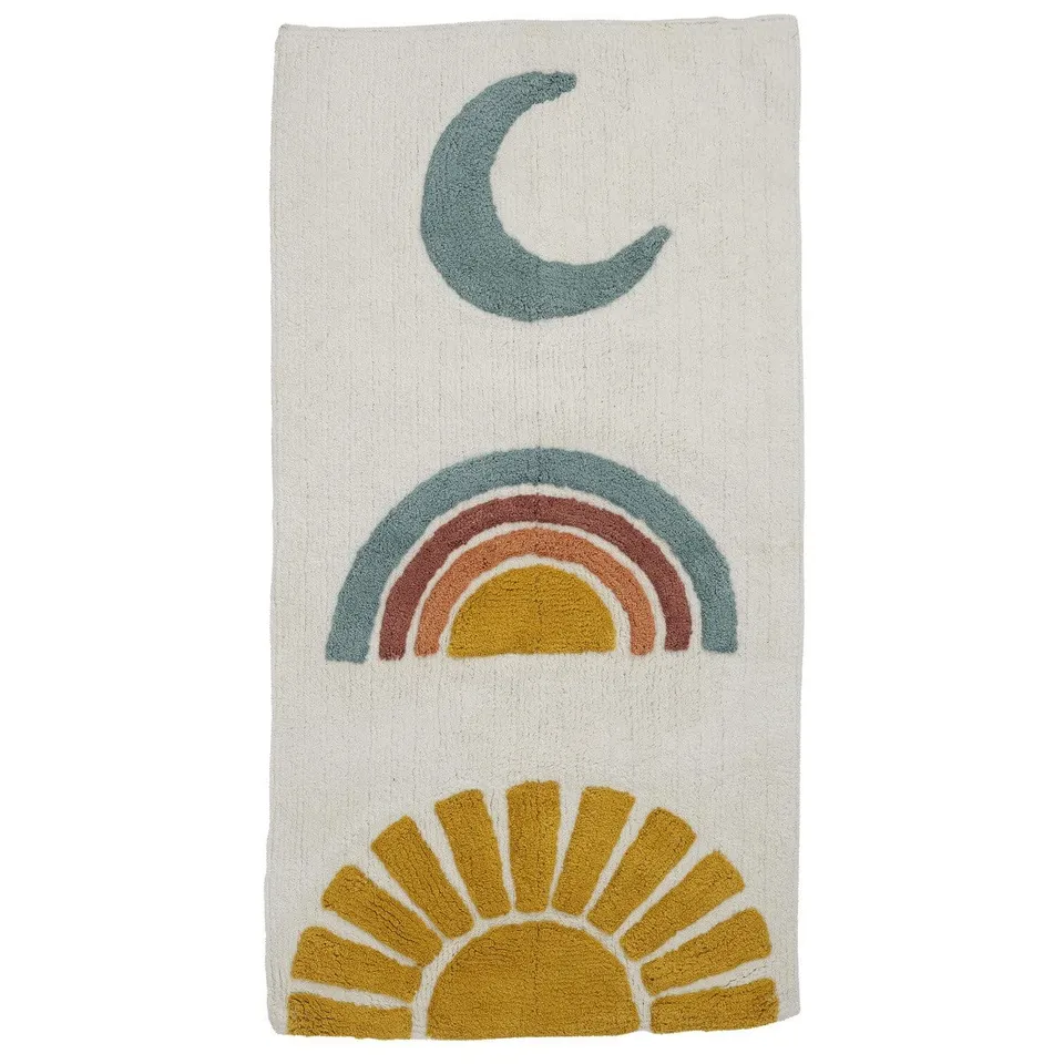 LEVASSEUR Kids Sunny tapis enfant coton 60x120cm multicolore