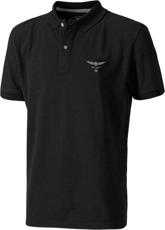 Design4Pilot Polo Noir polo pilote coton taille M