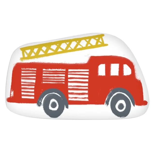 Future Home Kids Coussin Coton Camion Pompiers 44x27cm