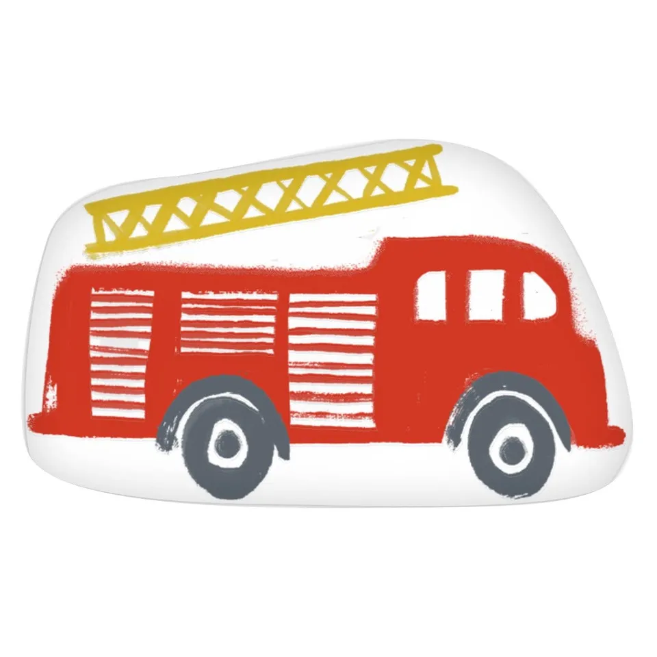 Future Home Kids Coussin Coton Camion Pompiers 44x27cm