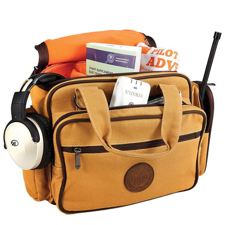 Flight Outfitters Bush Pilot sac de vol toile marron