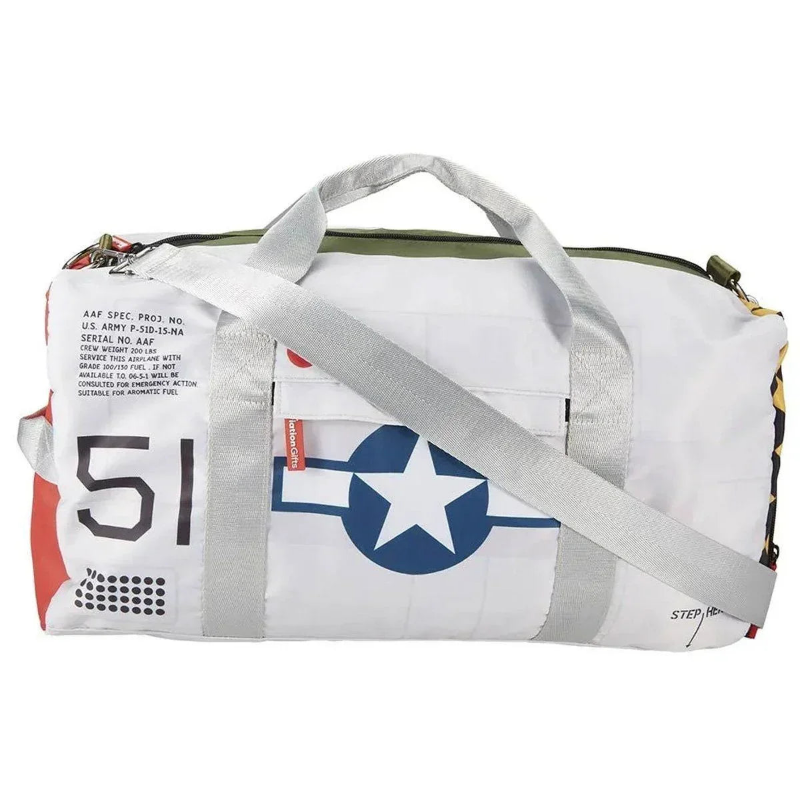 La Boutique du Pilote P-51 Mustang sac voyage nylon Duffel Bag