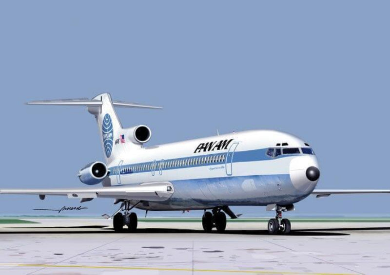 Mach2 Boeing 727-200 Pan Am maquette 1/72 à monter