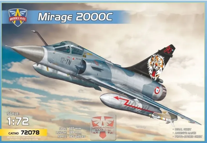 Modelsvit maquette Mirage 2000C Cambresis 1/72 plastique
