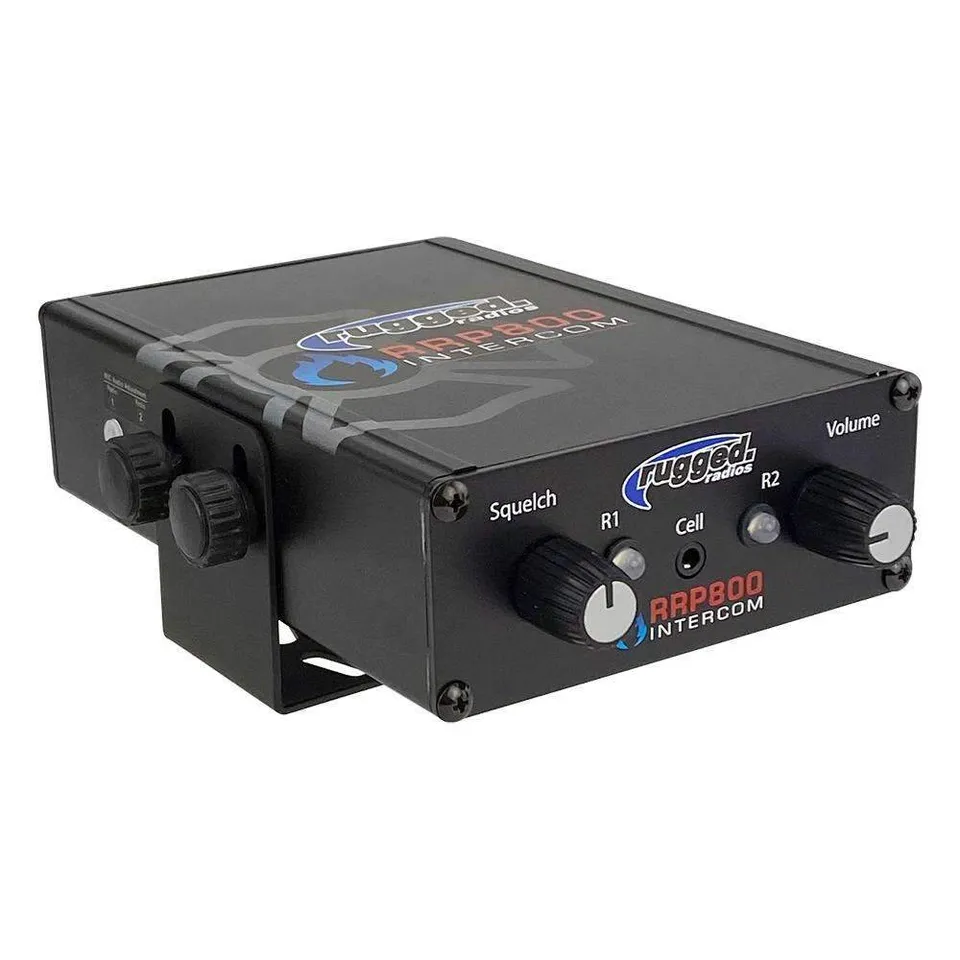 Rugged Air RRP800 intercom camion pompier 8 places double radio