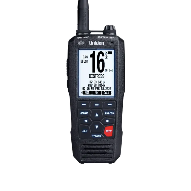 Uniden Marine Radios MHS338BT VHF marine portable GPS Bluetooth