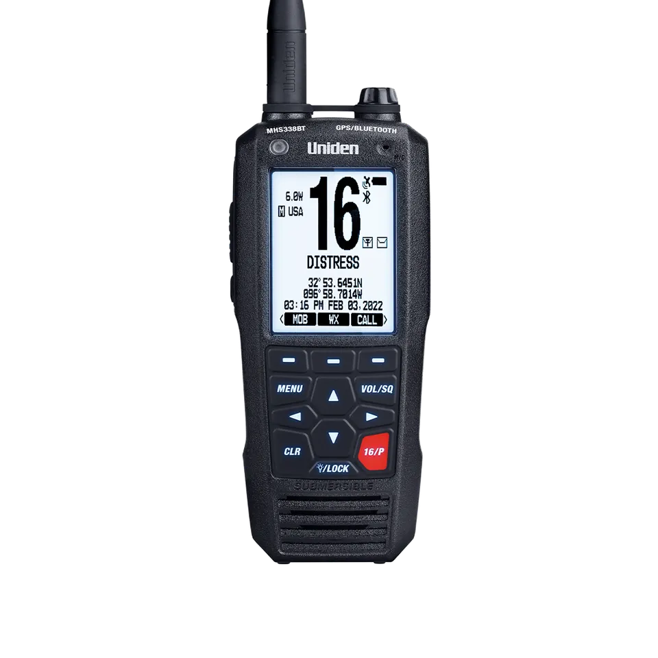 Uniden Marine Radios MHS338BT VHF marine portable GPS Bluetooth