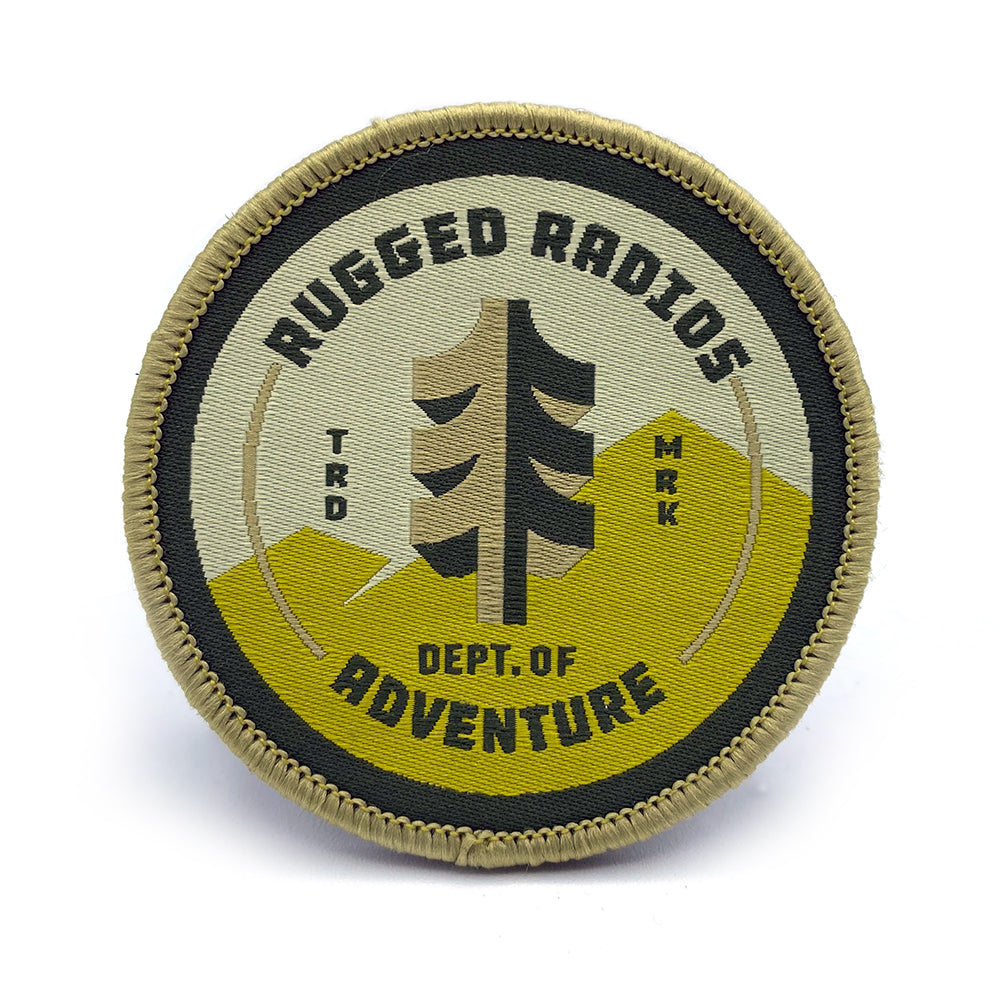 Rugged Air Adventure patch brodé sécurité 2,5 pouces