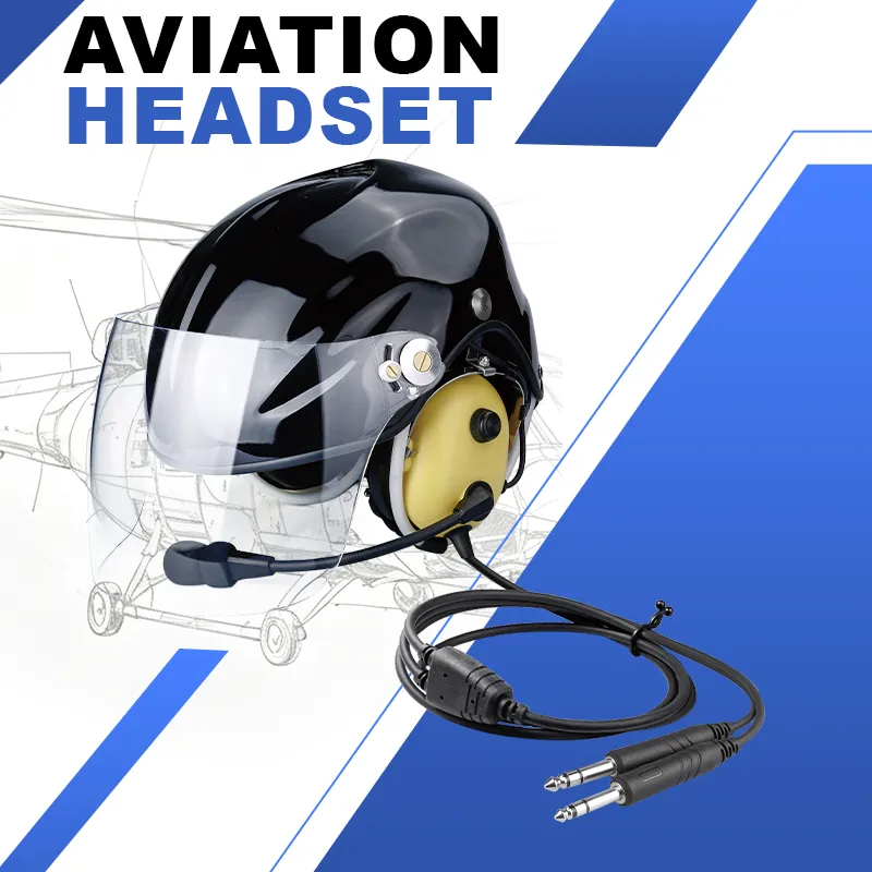 R Spider Wireless Aviation Headset casque paramoteur PNR à visière