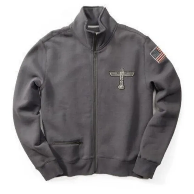 Boeing Vintage gilet zippé gris coton taille S L XXL
