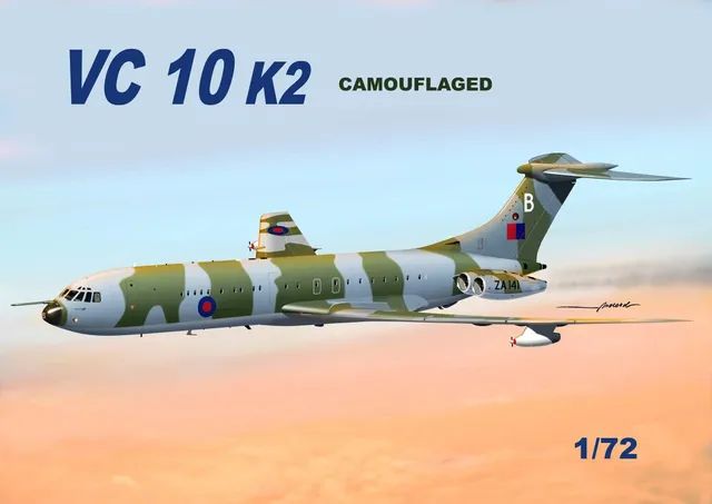 La Boutique du Pilote VC10 K2 camouflaged maquette 1/72