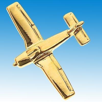 La Boutique du Pilote Pin's Piper Cherokee doré 2,5 cm