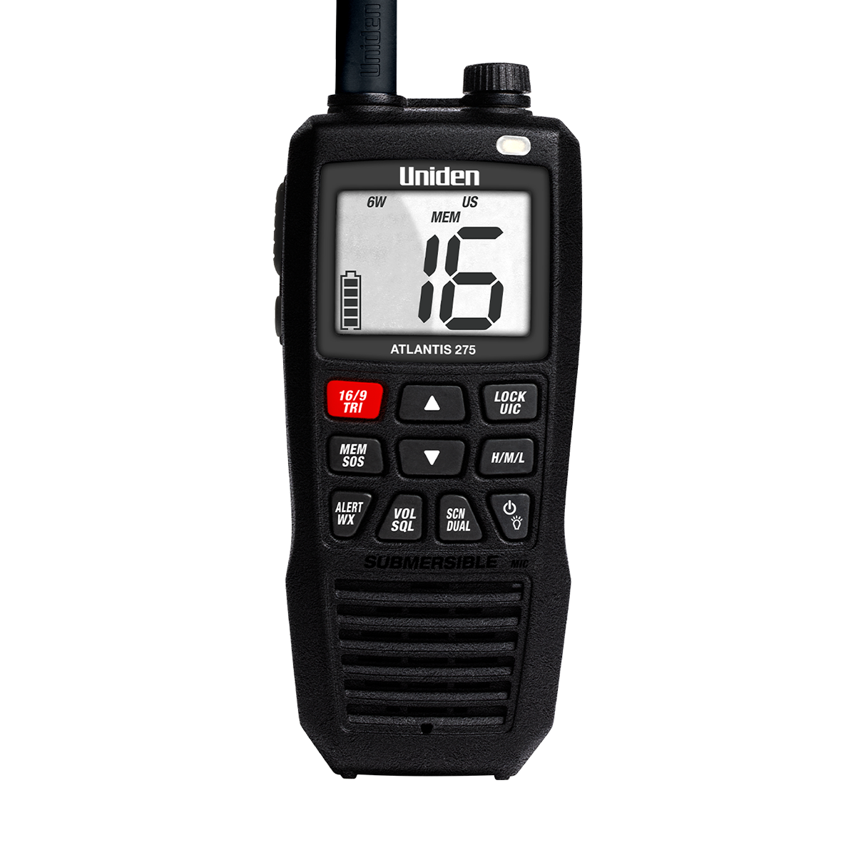 Uniden Atlantis 275 radio VHF marine flottante 6W