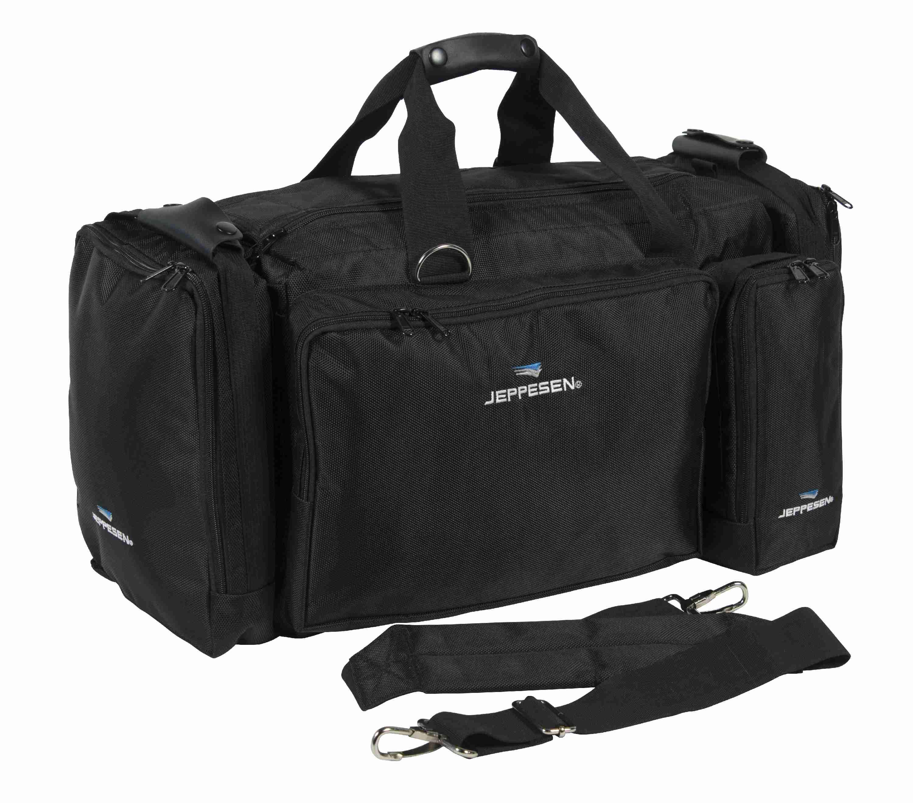 Jeppesen Captain sac pilote noir casque PC classeurs