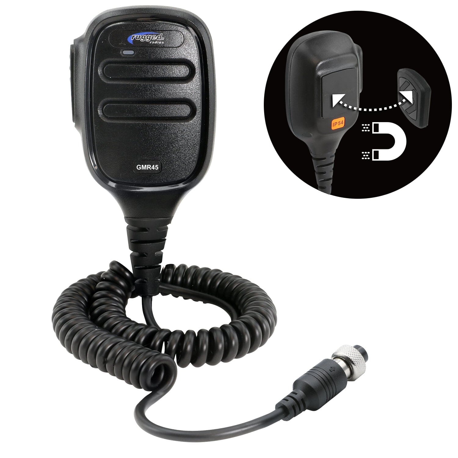 Rugged Air micro main radio GMR45 support aimanté