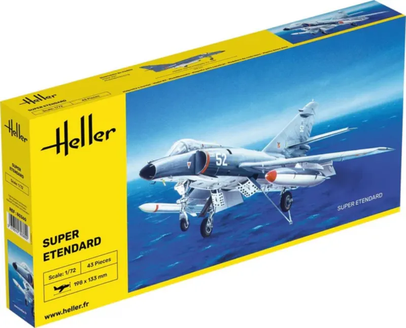 Heller Super Etendard Maquette 1/72 Avion Attaque