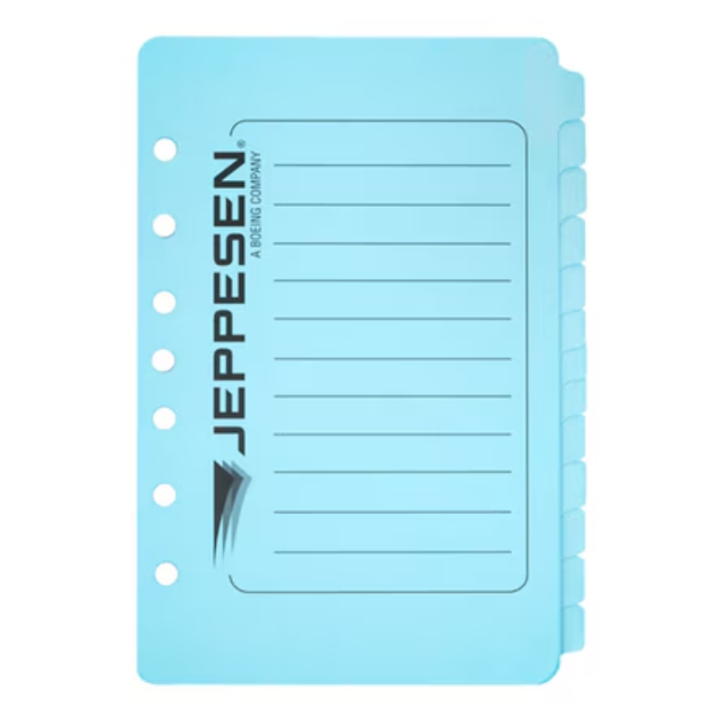 La Boutique du Pilote Jeppesen intercalaires cartographie 13 feuillets