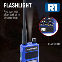 Rugged Air R1 Ready Pack 2 Radios UHF VHF 5W DMR