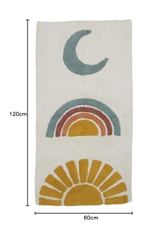 LEVASSEUR Kids Sunny tapis enfant coton 60x120cm multicolore