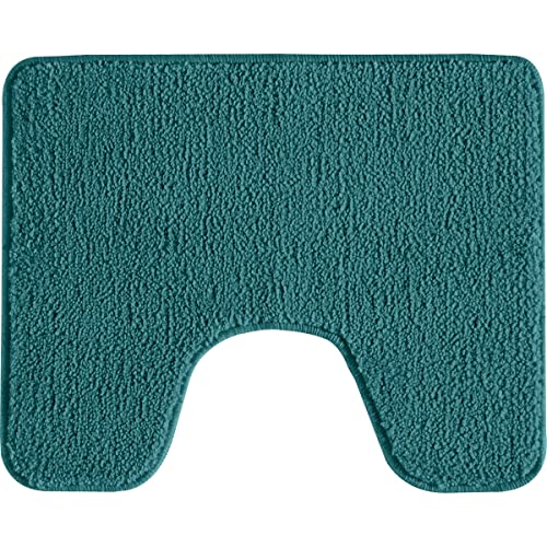 LEVASSEUR Polynésie Tapis de Toilette Bleu Paon 50x40 cm Uni