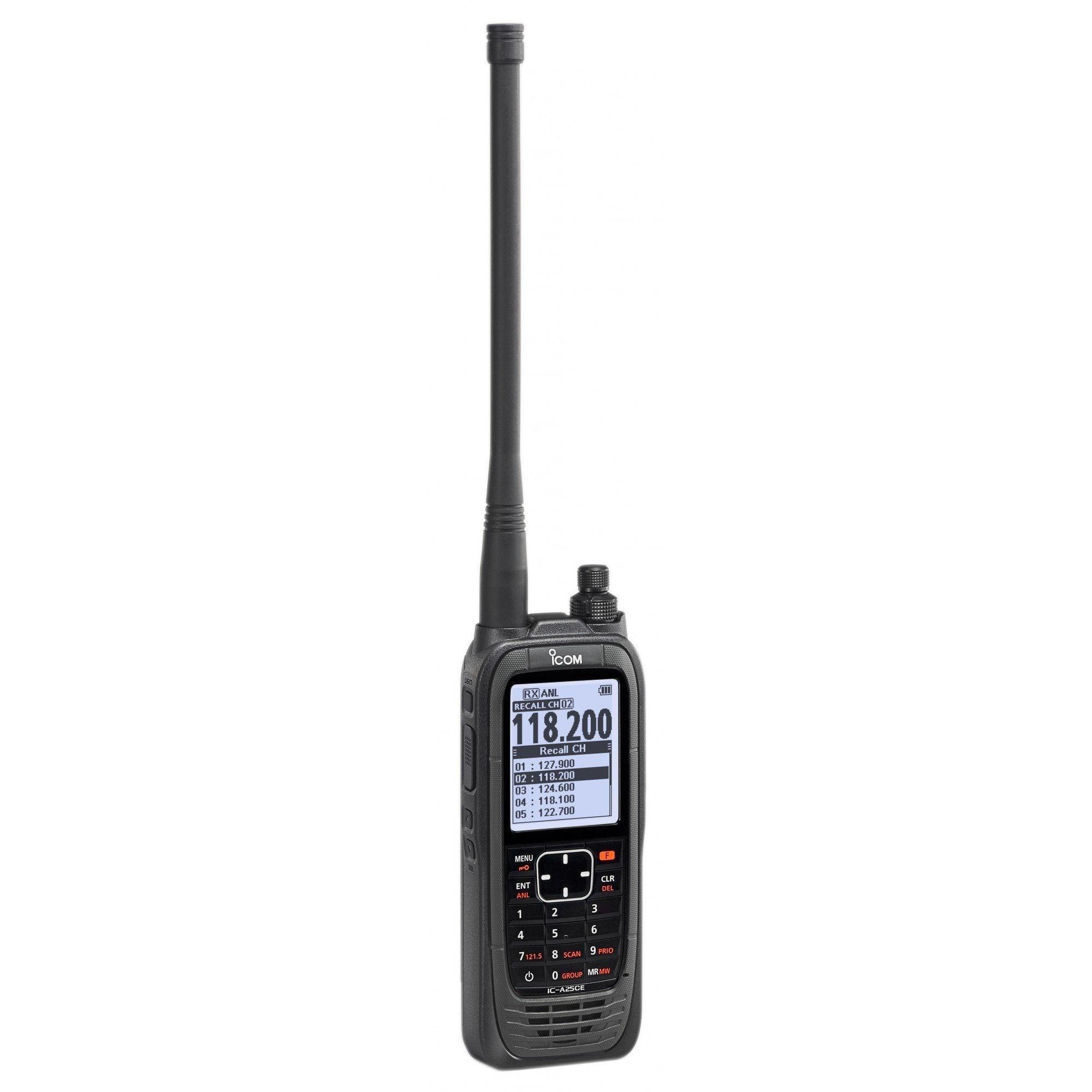 Icom IC-A25CE FR2 radio VHF avion portable 6W 8.33 kHz