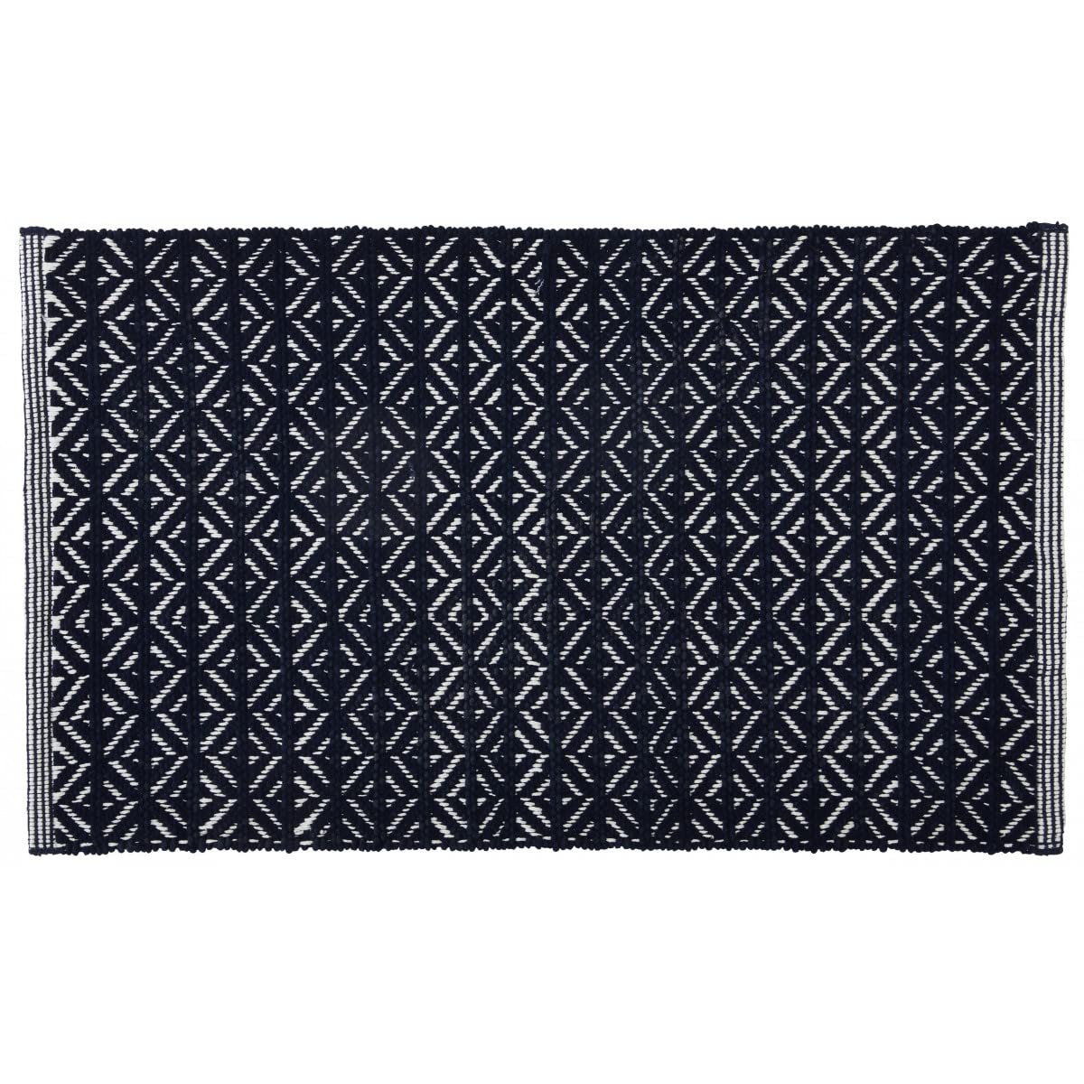 LEVASSEUR Sol tapis de bain chenillé marine 50x80cm polycoton