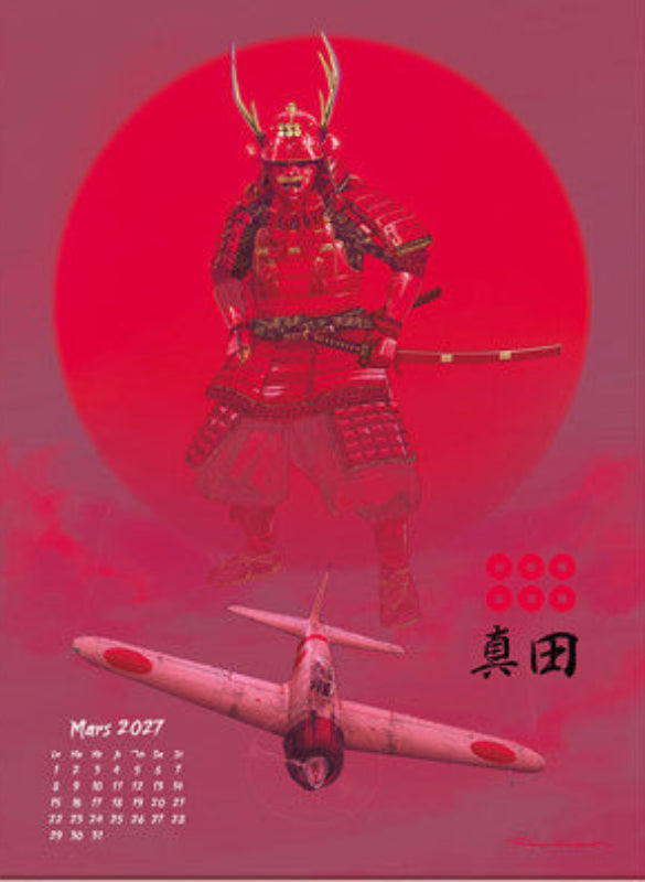 La Boutique du Pilote calendrier Japon 2027 Romain Hugault A3