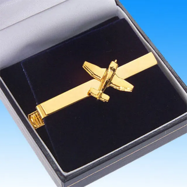 La Boutique du Pilote DR400 pince cravate or 24 carats écrin