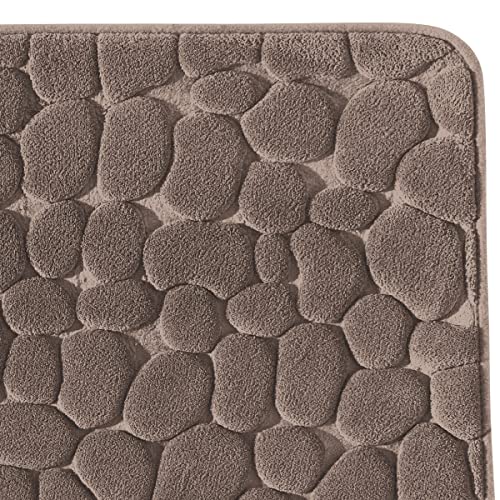 LEVASSEUR Mineral tapis de bain mémoire 60x100cm galet