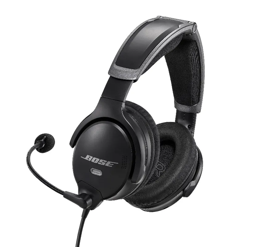 Bose A30 casque aviation hélico ANR basse impédance sans Bluetooth