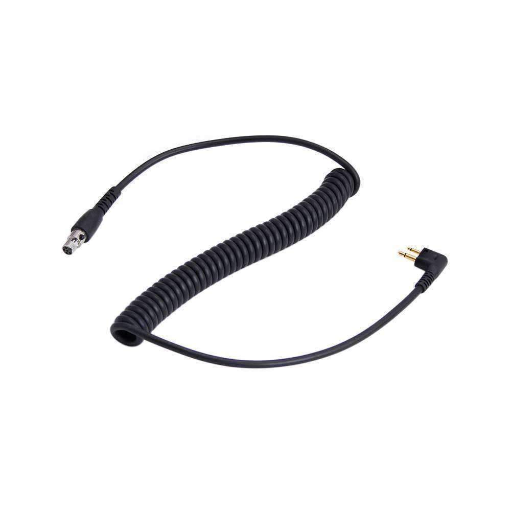 Rugged Air Motorola 2-Pin cordon spiralé radio 5-pin 2'/6'
