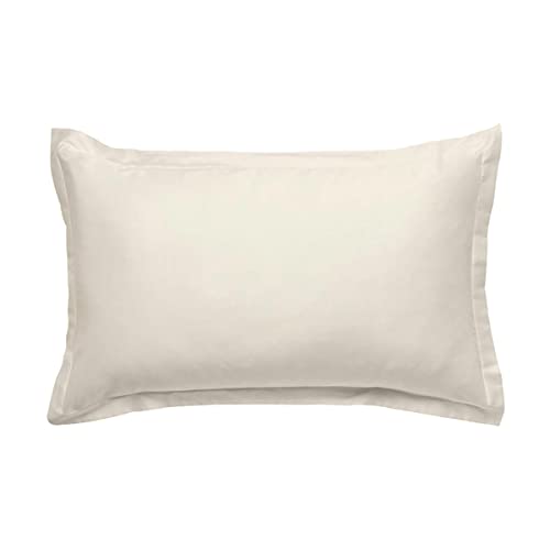 LEVASSEUR Linge de lit taie d’oreiller 50x70 ivoire lot 2 coton